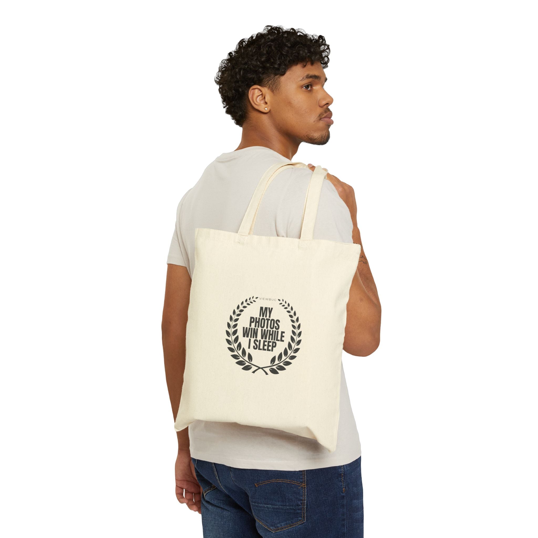 My Photos Win While I Sleep Cotton Tote Bag