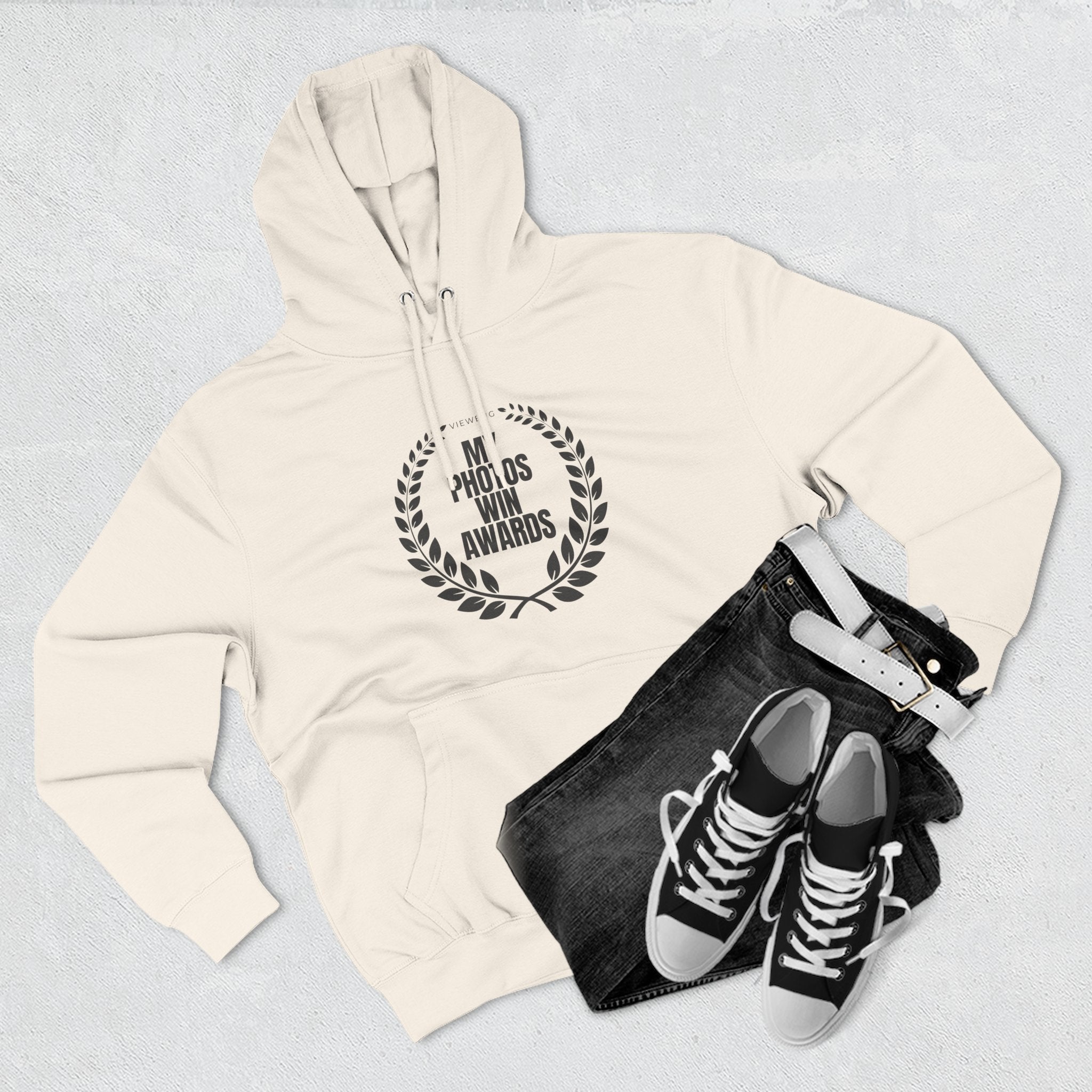 My Photos Win: Three-Panel Fleece Hoodie