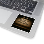 Do it for the memory: Square Stickers