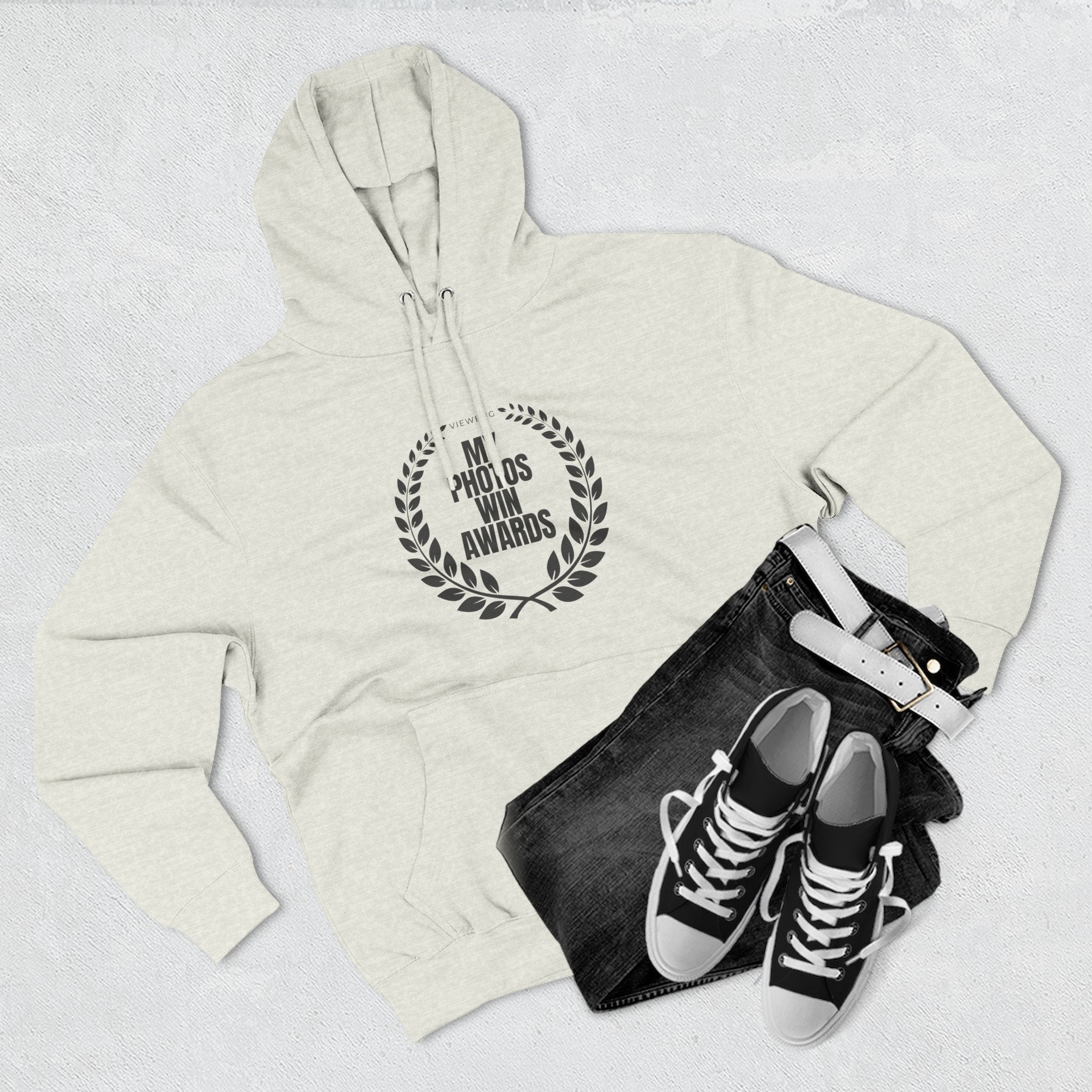 My Photos Win: Three-Panel Fleece Hoodie