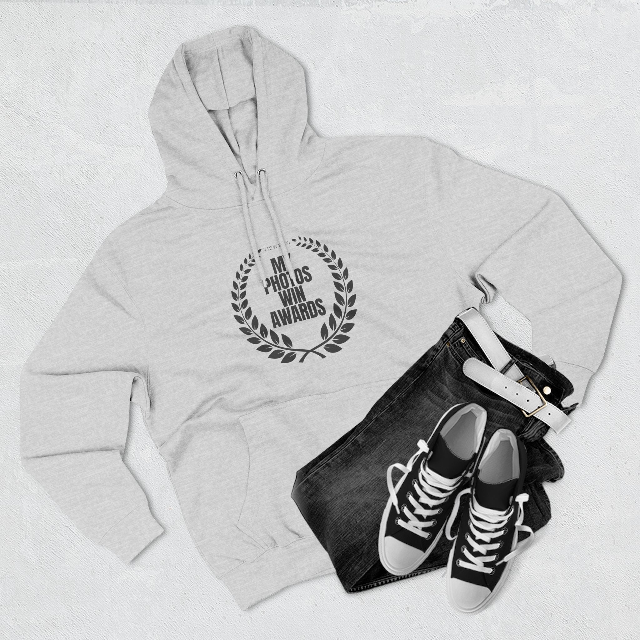 My Photos Win: Three-Panel Fleece Hoodie