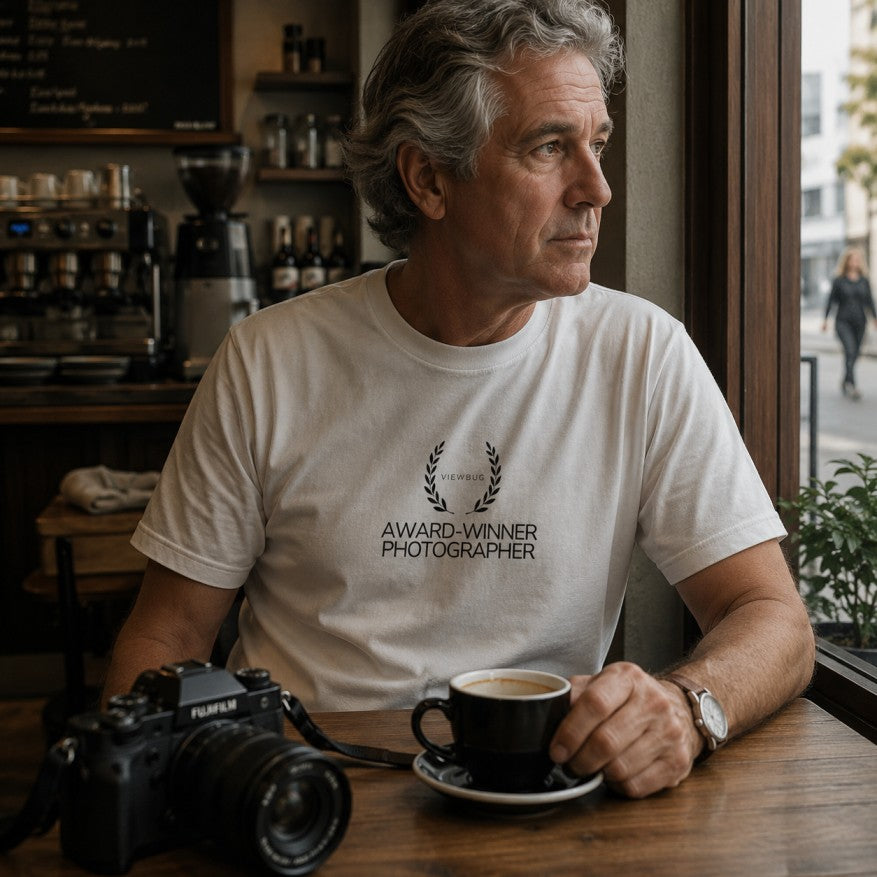 Awarded Photographer: Unisex Cotton Crew Tee