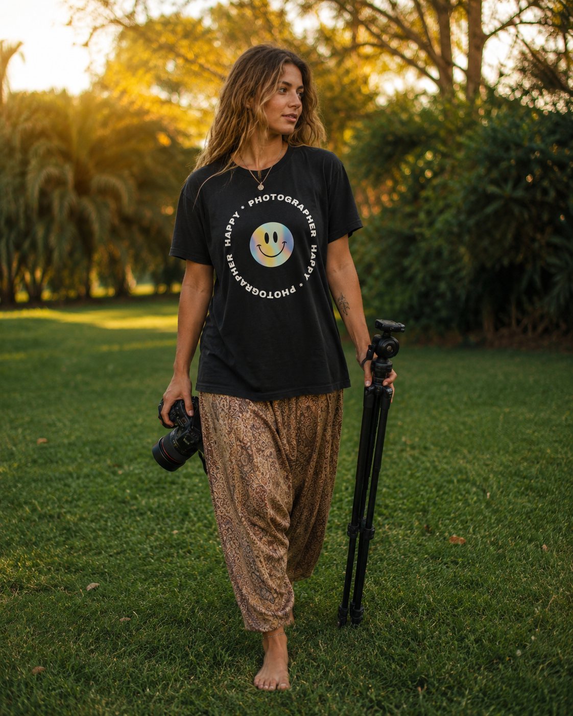 Happy Photographer Basic Tee