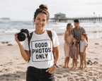 Good Photos Only T-Shirt — Vintage Garment-Dyed Photography Tee