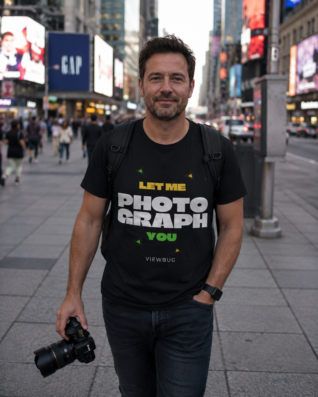 ViewBug Photography Tee — "Let Me Photograph You" Graphic T-Shirt
