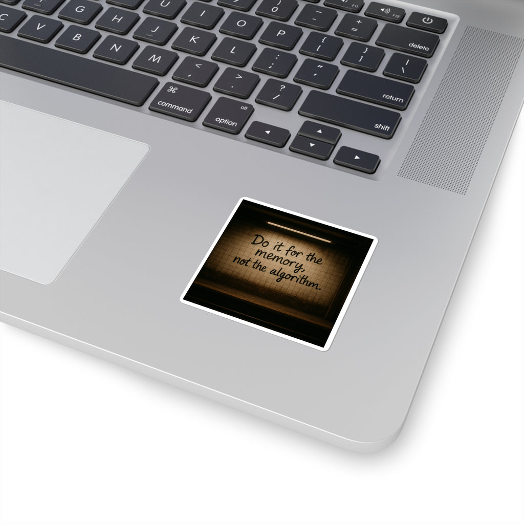 Do it for the memory: Square Stickers