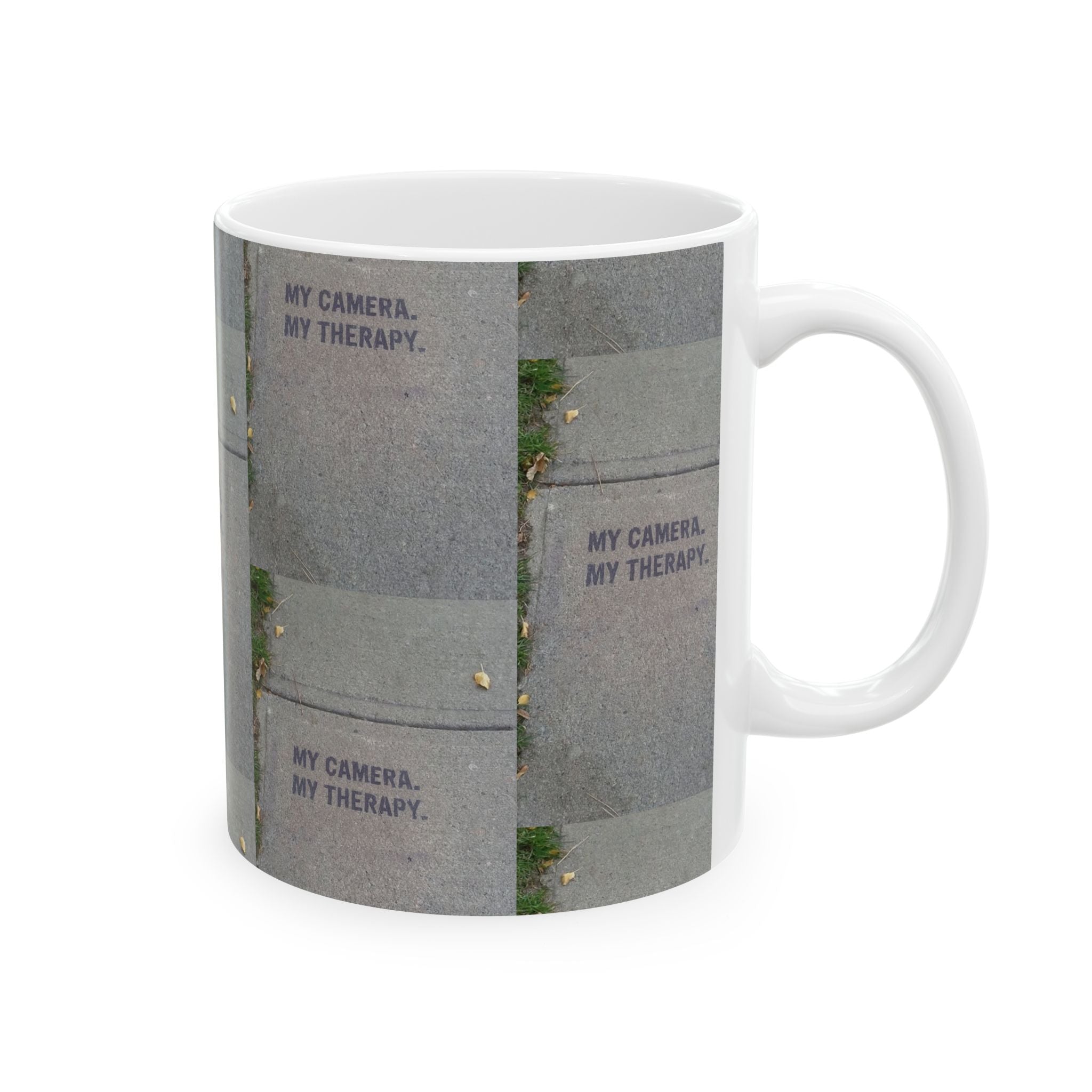 My Camera. My Therapy: Ceramic Mug, (11oz, 15oz)